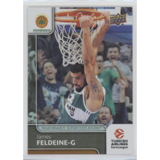 Коллекционная карточка 2016-17 Euroleague #43 JAMES FELDEIN (Panathinaikos Athens)