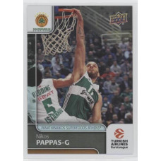 Коллекционная карточка 2016-17 Euroleague #55 NIKOS PAPPAS (Panathinaikos Athens)