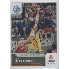 Коллекционная карточка 2016-17 Euroleague #62 JOE ALEXANDER (Maccabi Fox Tel Aviv)