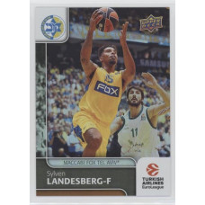 Коллекционная карточка 2016-17 Euroleague #73 SYLVEN LANDESBERG (Maccabi Fox Tel Aviv)