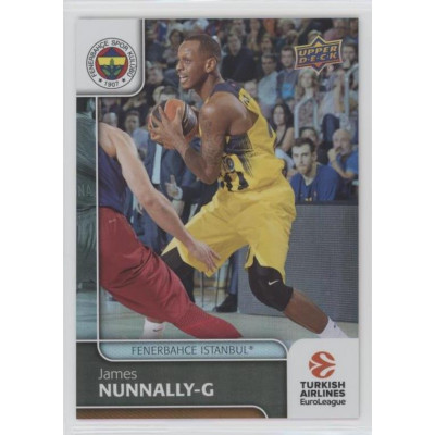 Коллекционная карточка 2016-17 Euroleague #84 JAMES NUNNALLY (Fenerbahce Istanbul)