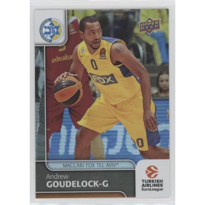 Коллекционная карточка 2016-17 Euroleague #85 ANDREW GOUDELOCK (Maccabi Fox Tel Aviv)