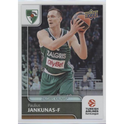 Коллекционная карточка 2016-17 Euroleague #97 PAULIUS JANKUNAS (Zalgiris Kaunas)