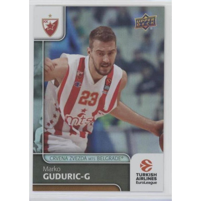Коллекционная карточка 2016-17 Euroleague #24 MARCO GUDURIC (Crvena Zvezda MTS Belgrade)