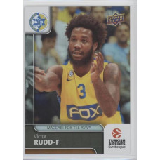 Коллекционная карточка 2016-17 Euroleague #26 VICTOR RUDD (Maccabi Fox Tel Aviv)
