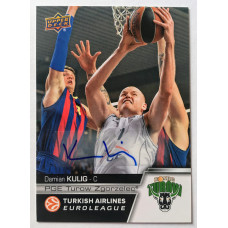 Коллекционная карточка 2015-16 Euroleague Autograph DAMIAN KULIG (Turow)