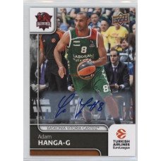 Коллекционная карточка 2016-17 Euroleague Autograph ADAM HANGA (Baskonia Vitoria)