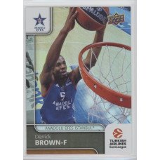 Коллекционная карточка 2016-17 Euroleague #53 DERRICK BROWN (Anadolu Efes Istanbul)
