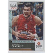 Коллекционная карточка 2016-17 Euroleague #21 ALESSANDRO GENTILE (EA7 - Emporio Armani Milan)