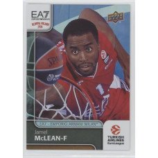 Коллекционная карточка 2016-17 Euroleague #18 JAMEL MCCLEAN (EA7 - Emporio Armani Milan)