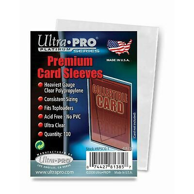 Протекторы для тонких карточек Ultra-Pro (100 штук) 65х92 мм