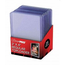 Топлодеры для карточек (25 шт.) Ultra-Pro Regular Toploader (для тонких стандартных карт)