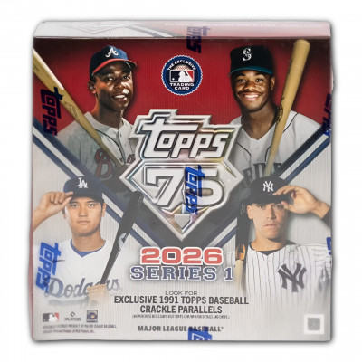 Бокс карточек Topps Series 1 Baseball 2026 Mega Box (14 пакетиков) Бокс карточек Topps Series 1 Baseball 2026 Mega Box (14 пакетиков)