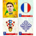 1 пакетик (6 наклеек) Евро 2024 Topps Sticker Collection 