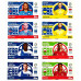 1 пакетик (6 наклеек) Евро 2024 Topps Sticker Collection 