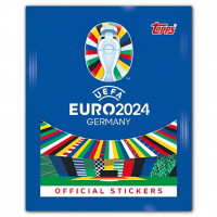 1 пакетик (6 наклеек) Евро 2024 Topps Sticker Collection 