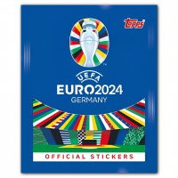 1 пакетик (6 наклеек) Евро 2024 Topps Sticker Collection 