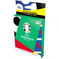 Блистер наклеек Topps Евро 2024 Sticker Collection Eco Pack 