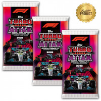 3 пакетика (30 карточек) Формула 1 (Formula 1) Topps Turbo Attax 2022