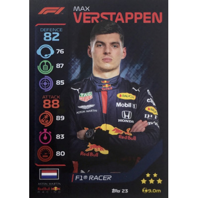 МАКС ФЕРСТАППЕН (Ред Булл) 2020 Topps Formula 1 Turbo Attax #23