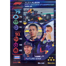 АЛЕКС АЛБОН (Ред Булл) 2020 Topps Formula 1 Turbo Attax #149