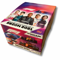 Блок наклеек 2021 Topps Formula 1 - Формула 1 (36 пакетиков по 10 наклеек в каждом).