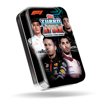 1 мини-тин C (36 карточек) по коллекции 2020 Topps Formula 1 Turbo Attax