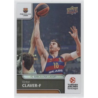 Коллекционная карточка 2016-17 Euroleague #1 VICTOR CLAVER (FC Barcelona Lassa)