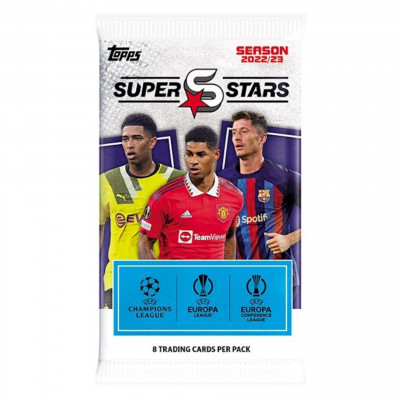 1 пакетик (8 карточек) Topps SuperStars 2023