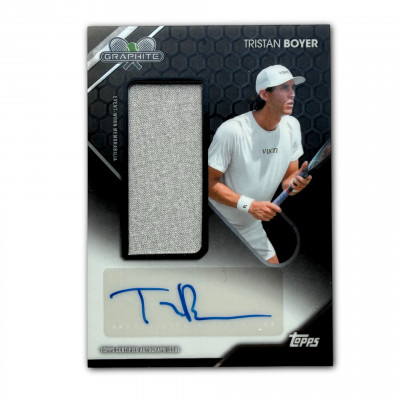 ТРИСТАН БОЙЕР (джерси-карта с автографом) Topps Graphite Tennis 2026 ТРИСТАН БОЙЕР (джерси-карта с автографом) Topps Graphite Tennis 2026