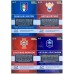 Полный базовый сет (250 карточек) по коллекции 2016 PANINI UEFA EURO Prizm Soccer.