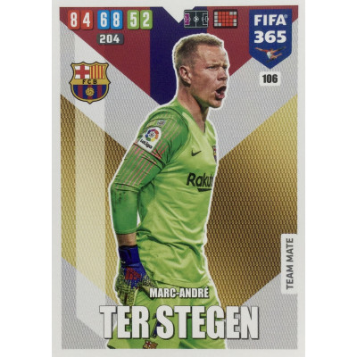 МАРК-АНДРЕ ТЕР СТЕГЕН (Барселона) 2020 Panini FIFA 365 Adrenalyn XL