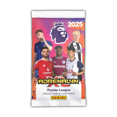 1 пакетик (6 карточек) Panini Adrenalyn XL АПЛ 2024-25