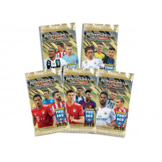 5 пакетиков (по 6 карточек) по коллекции Adrenalyn XL FIFA 365 - 2019. Panini.