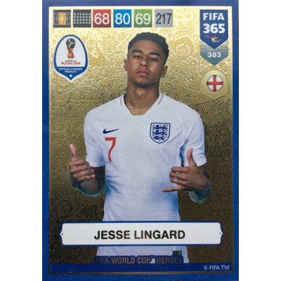 ДЖЕССИ ЛИНГАРД (Англия) 2019 Panini FIFA 365 Adrenalyn XL World Cup Heroes