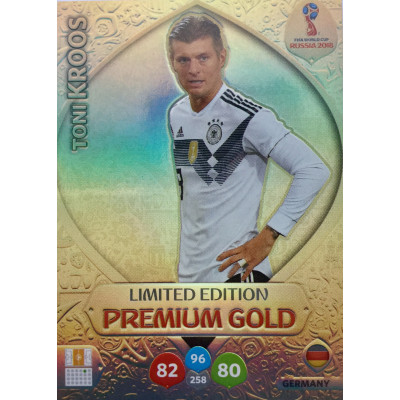 ТОНИ КРООС (Германия) Panini Adrenalyn XL FIFA World Cup 2018. Limited Edition Premium Gold.
