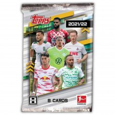 1 пакетик (8 карточек) Topps Bundesliga немецкой Бундеслиги 2021/22