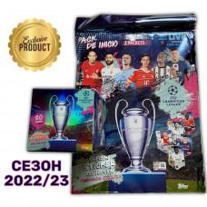 Стартовый набор и блок наклеек Topps Лига Чемпионов УЕФА 2022/23 (UEFA Champions League) 