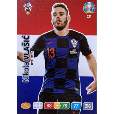 НИКОЛА ВЛАШИЧ (Хорватия) Panini Adrenalyn XL Euro 2020