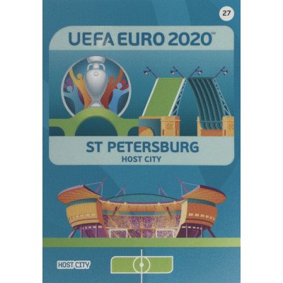 САНКТ-ПЕТЕРБУРГ Panini Adrenalyn XL Euro 2020 Host City