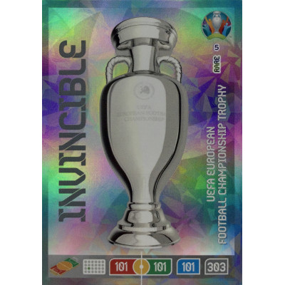 INVINCIBLE (Трофей) Panini Adrenalyn XL Euro 2020 Rare