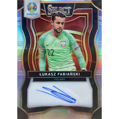 ЛУКАШ ФАБЬЯНЬСКИЙ (Польша) 2020 Panini Select UEFA Euro (автограф)