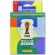 Блистер наклеек Panini FIFA World Cup 2026 (8 пакетиков)