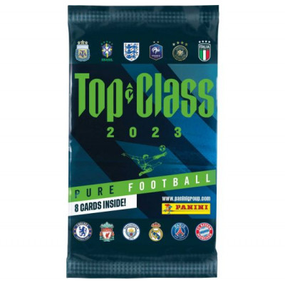 Пакетик 2023 Panini Top Class Football (8 карточек в каждом пакетике)