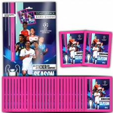 Стартовый набор наклеек Topps Лига Чемпионов 2023-2024 (альбом + 30 пакетиков)
