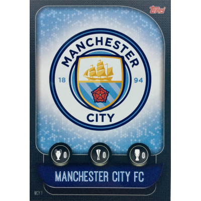 МАНЧЕСТЕР СИТИ (Лого) 2019-20 Topps Match Attax UEFA Champions League