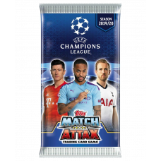 1 пакетик (6 карточек) по коллекции 2019-20 Topps Match Attax UEFA Champions League