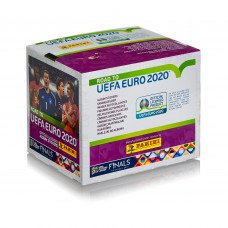 1 блок наклеек (50 пакетиков) Panini Road to Euro 2020 