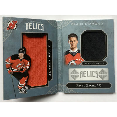 ПАВЕЛ ЗАХА (Нью-Джерси) 2016-17 UD Black Diamond Rookie Booklet Relics