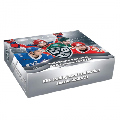 1 блок (24 пакетика по 6 карточек) по коллекции 2020-21 SeReal КХЛ 13 сезон